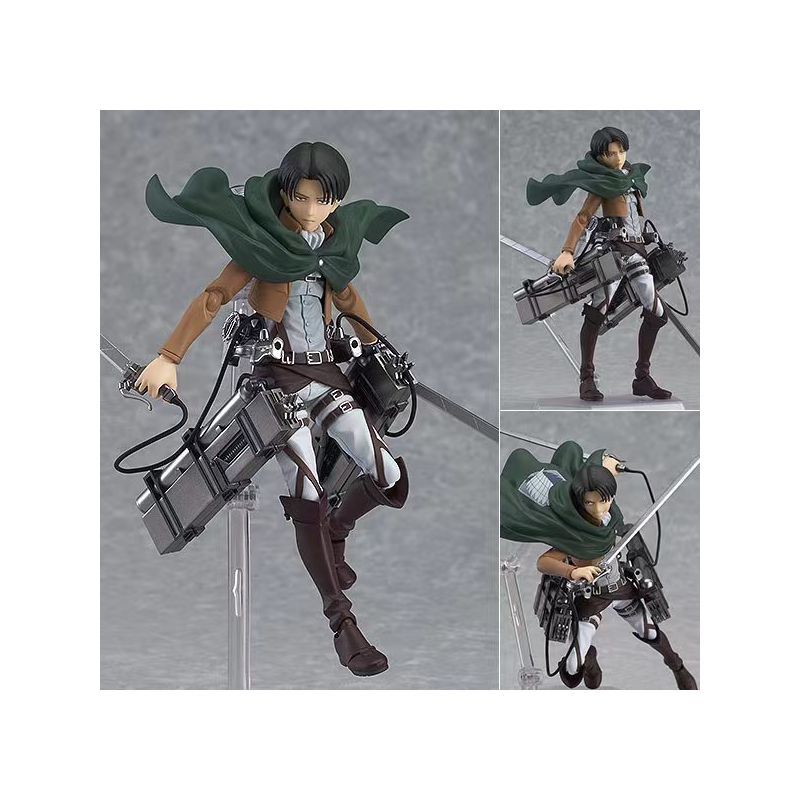 NONA MUDA' In Stock Original Maxfactory Figma Attack On Titan Levi No.213 Ackerman Attack On Titan A