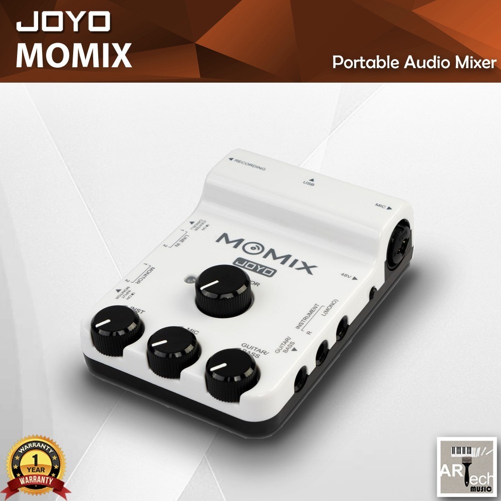 JOYO MOMIX Pocket Audio Mixer / Audio Interface Mixer Portable