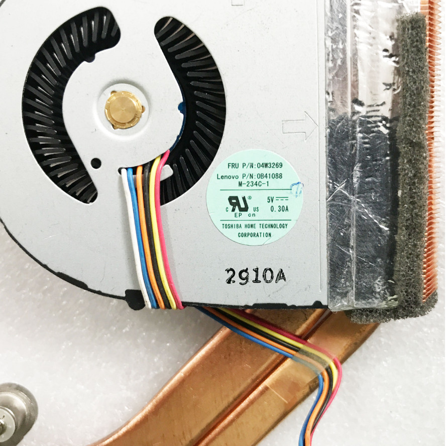 New Original For Laptop Lenovo Thinkpad T430 T430i CPU Cooling Fan Raator Heatsink GPU 04W3267 04W32