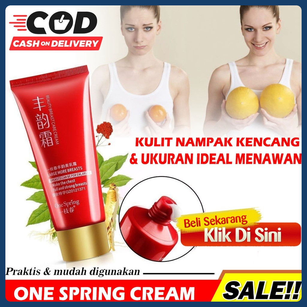 ONE SPRING Breast Cream Payudara Obat Pembesar Pengencang Payudara Aman
