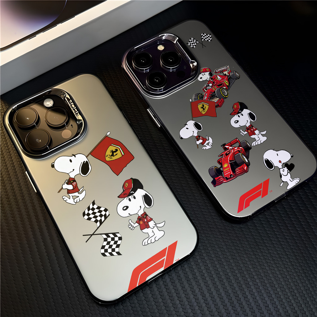 F1 Racer Snoopy Case for Realme C67 C55 C53 C35 C33 C25 C21Y C30 C25 C20 C17 C15 C12 C11 Realme 11 1
