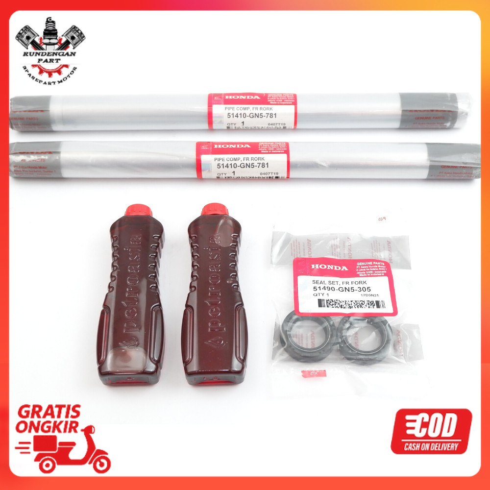 shock depan astrea grand - sok depan supra x lama Legenda GN5 Ori motor part