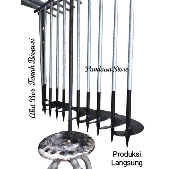 Bor Biopori Spiral Termurah / Alat Bor Tanah Manual Multifungsi - Bor Biopori