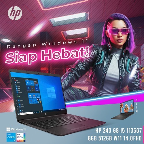 HP 240 G8 I5 1135G7 8GB 512GB W11 14.0FHD