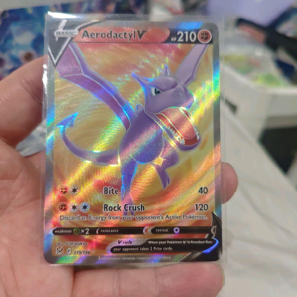 Aerodactyl V 179/196 SR Kartu Pokemon TCG Original Inggris English