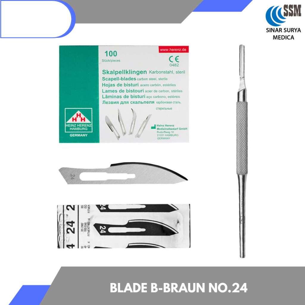 B Braun Aesculap Bisturi No 24 / Pisau Bedah B Braun