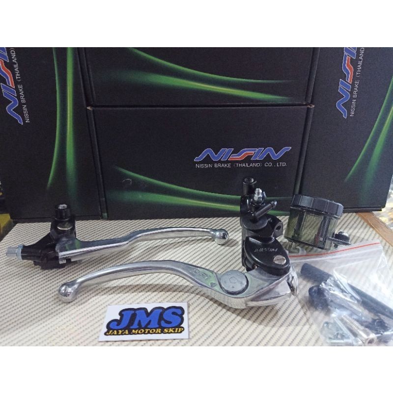 Master Rem Set Kanan+Kiri Nissin Radial Black