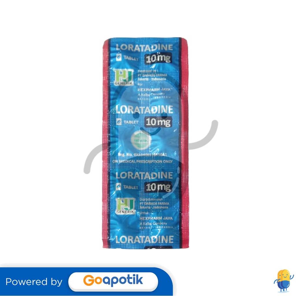 Loratadine Hexpharm Jaya 10 Mg Strip 10 Tablet