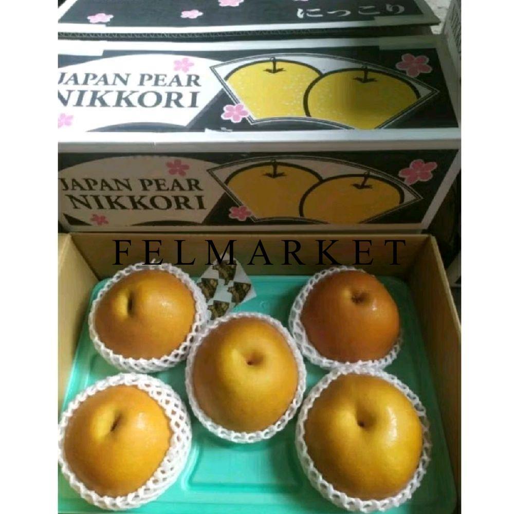 Buah Pear Nikkori Jepang Manis / Buah Pear Nikkori Original / Dus