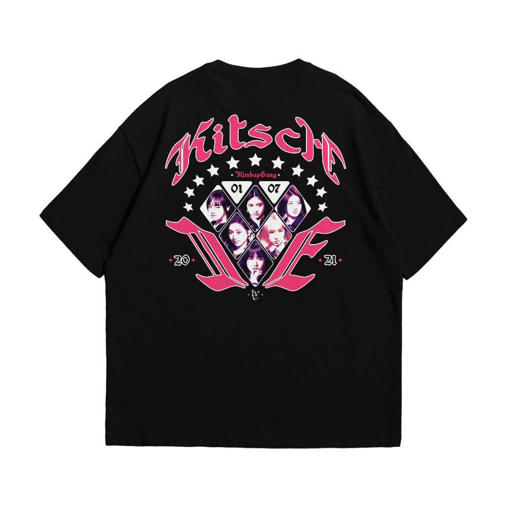 Tshirt IVE Kaos Kpop Oversize KITSCH – Kimbap Gang