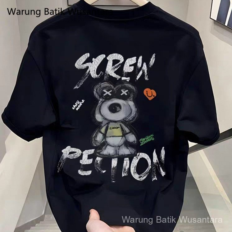 Baju Kaos Kaos wanita pria Kaos Lengan Pendek Pria Kualitas Tinggi Musim Panas Model Baru Bahan Katu