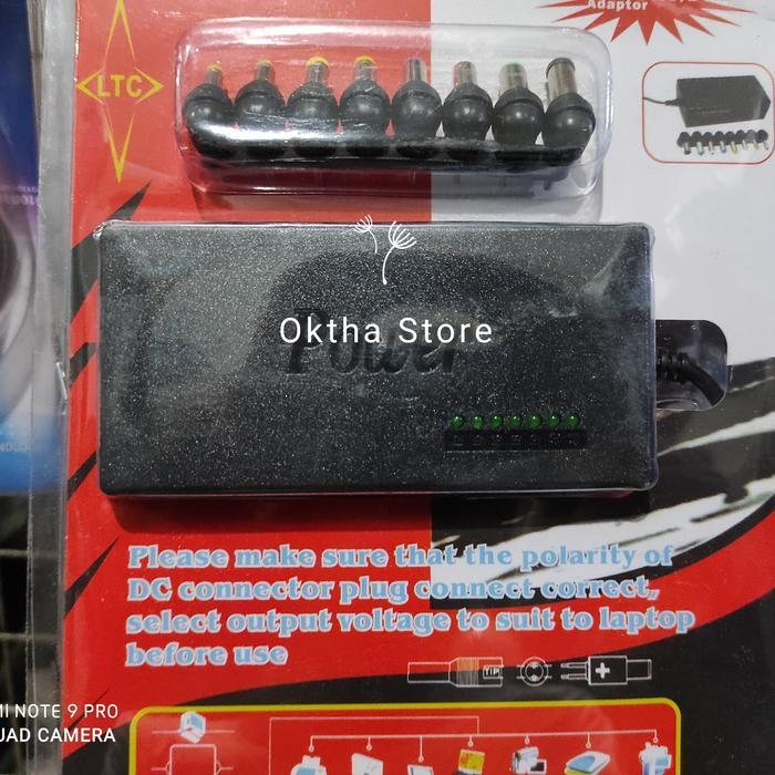 HardwareSolutif adaptor universal laptop 96watt ac dc / charger notebook 96 watt