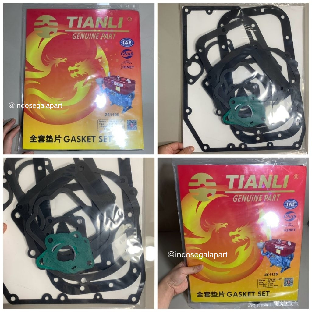 S1125 Paking Set Komplit (TIANLI ASLI) Mesin Diesel Dongfeng S1115 S1130 S1133 23pk 28pk 30pk 33pk