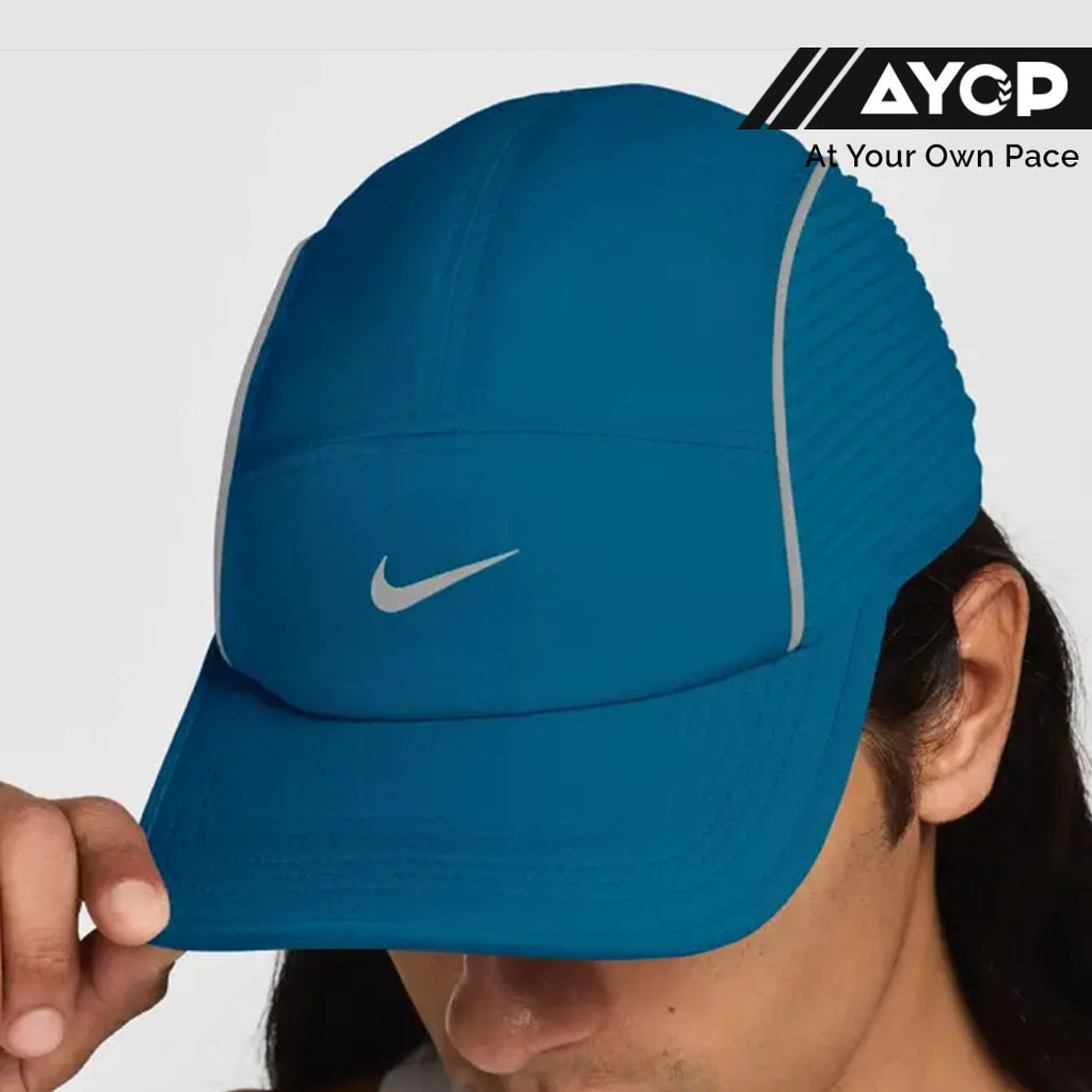 Nike Dri-FIT Fly Unstructured AeroBill AeroAdapt Unisex Running Cap - Green Abyss