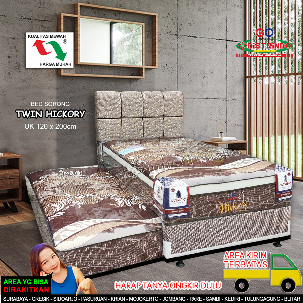DISTRINDO Springbed 2in1 Bedset Sorong Springbed Sorong