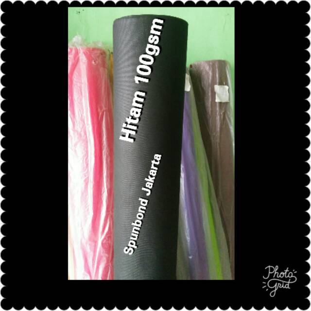 AST - Kain Furing Hitam 100 gsm kain Spunbond / kain Furing