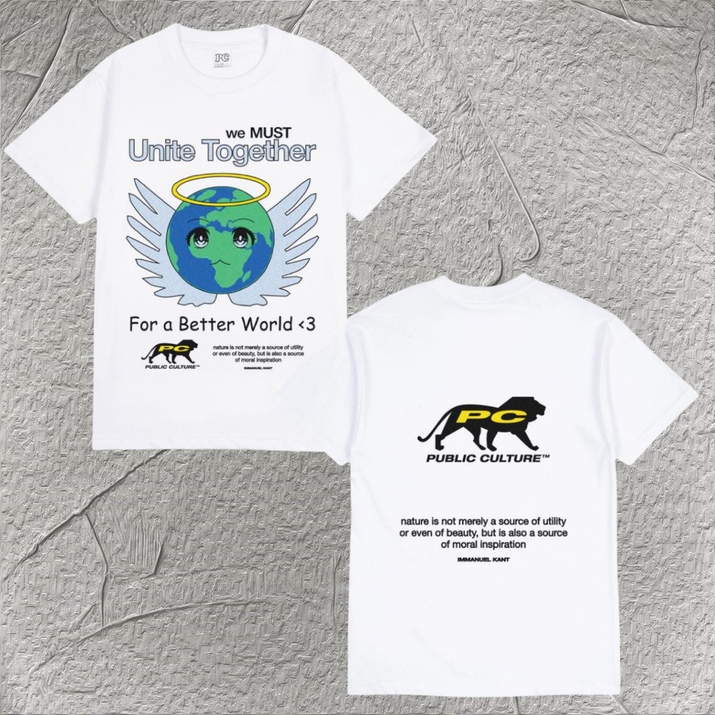 COD  Public Culture - Unity Tee - White Fashion T-Shirt