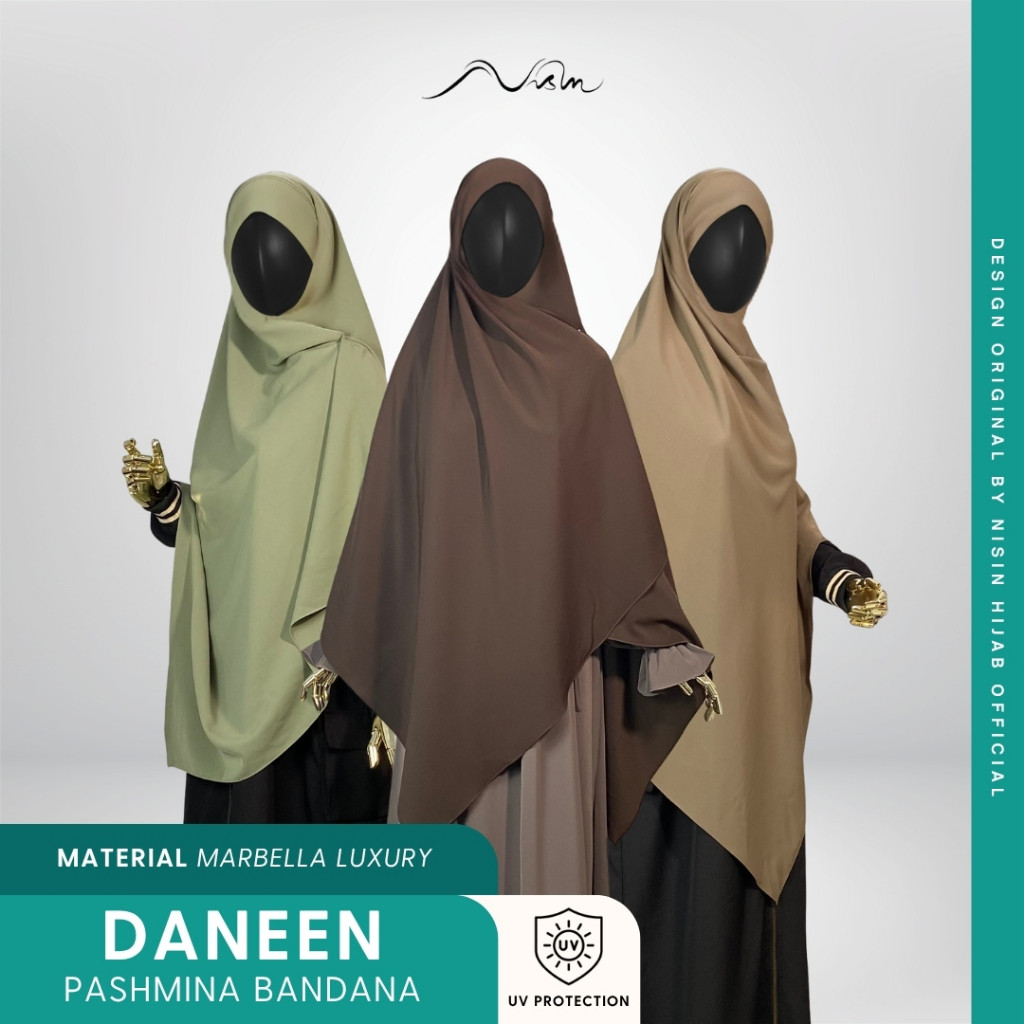 BRAKOTOP Daneen Pashmina Bandana by Nisin Hijab Official