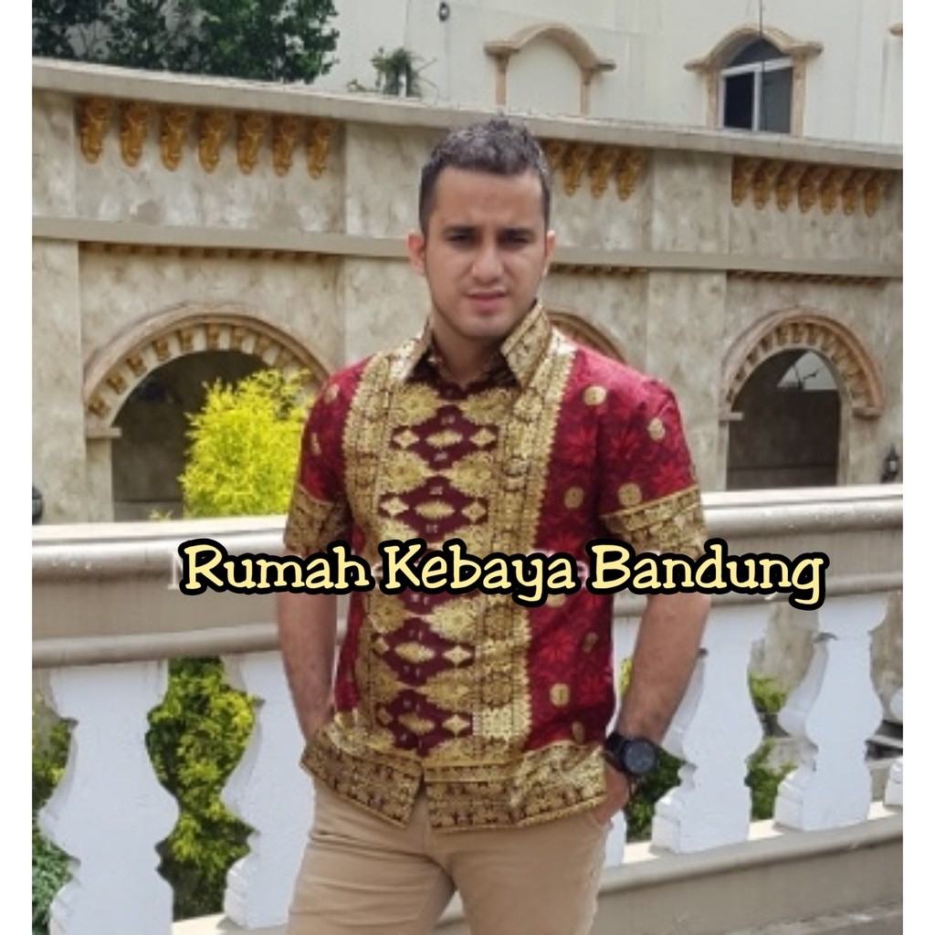 DELISTORE KEMEJA DIANDRA MOTIF SONGKET PALEMBANG FULL PURING UNTUK COUPLE SETELAN DIANDRA BATIK JUPR