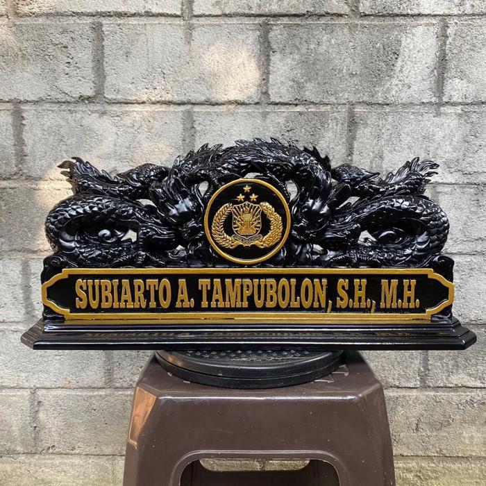 Papan nama meja jati / papan nama meja kantor / papan nama meja EA5454