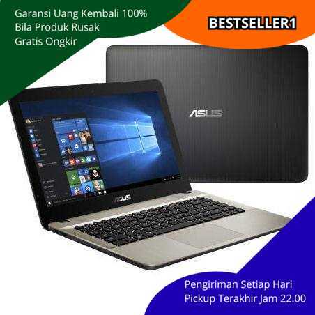 ASUS X441M Laptop Intel Pentium N5000 RAM 4GB HDD 1TB Layar 14 Inch Windows 10 Murah Trendy Kekinian