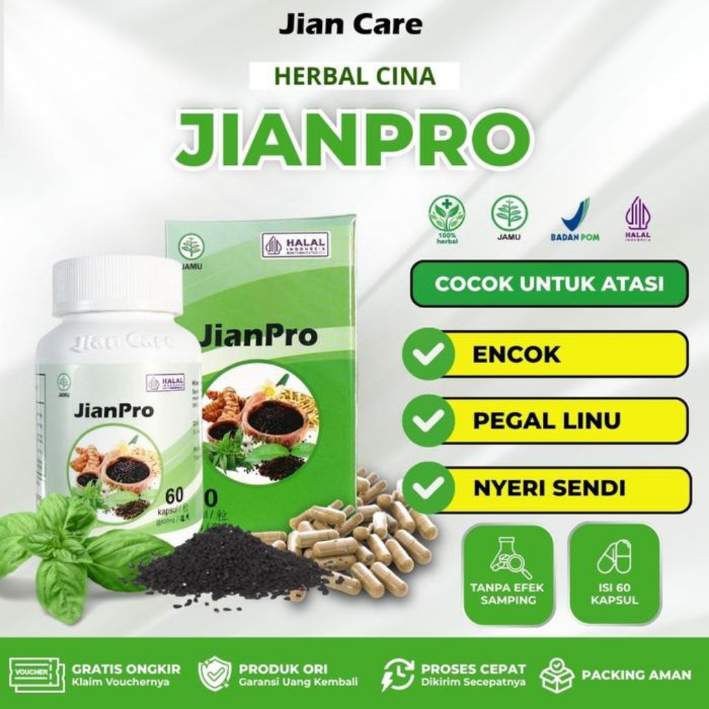 Jian Care Jianpro - Herbal untuk Pegal Linu dan Encok