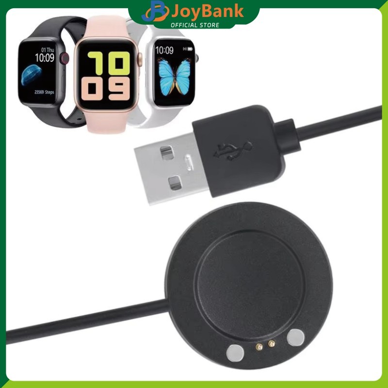 Dock Charger Smart Watch 2 Pin Magnetik Kabel Charger Smartwatch Untuk Hiwatch T500+ Series 7 X6 X7 