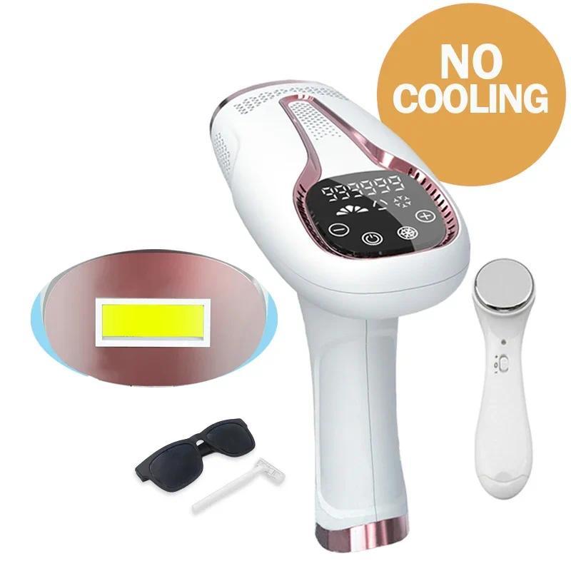 Cooling Laser Epilator for Women Men 999900 Flash Touch lPL Hair Remover for Ladies 2 Options Bikini