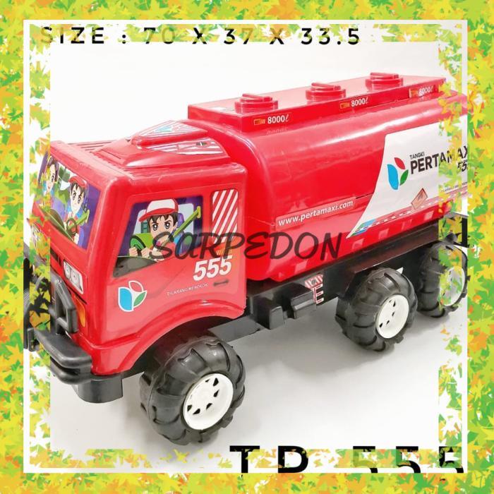 SG TOYS TP555 Mainan Mobil Dorong Truk Tangki BBM Pertamina Pertamaxi - OJEK