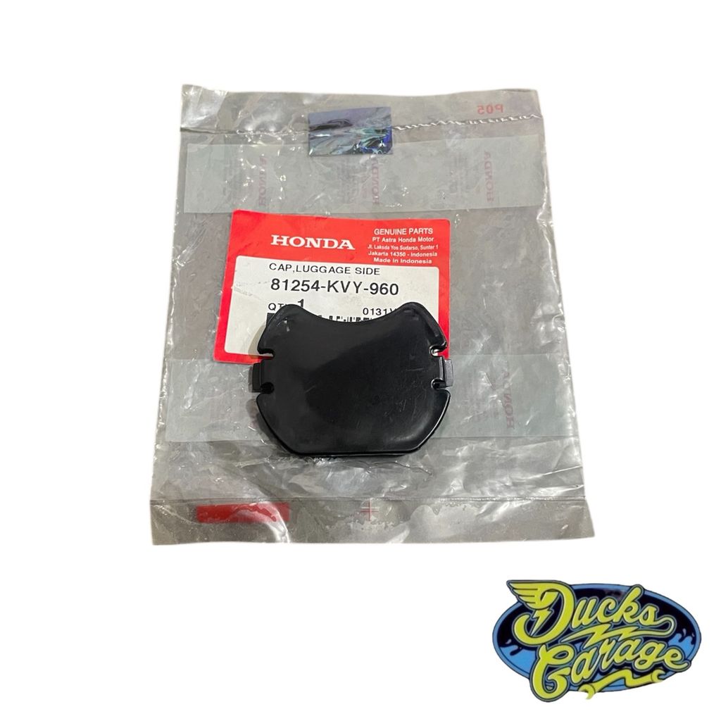Cover Cap Luggage Side Tutup Box Bagasi Honda Beat Karbu Karburator Original 81254-KVY-960