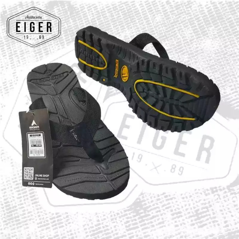 EIGER1989 - Sandal Jepit Pria EigerGunung ORIGINAL 100% Sendal Hiking Advanture Terbaru Outdoor Mode