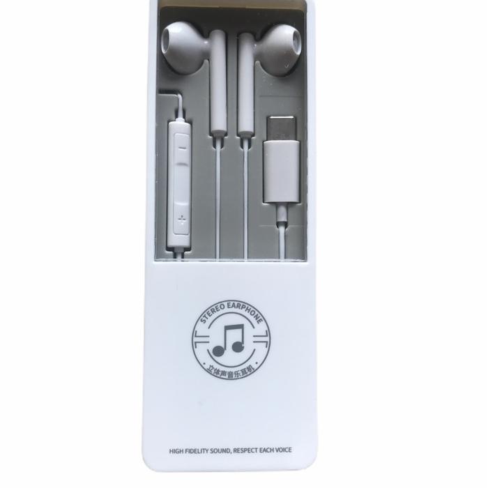 Handfree Stereo Earphone Bass USB Type-C | Type C | Xiaomi | Huawei