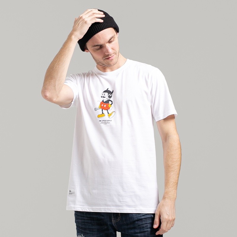 FMC Speed Supply Original Kaos Speed Demon Center Lengan Pendek 100% Cotton Combed 24s Katun Tshirt 