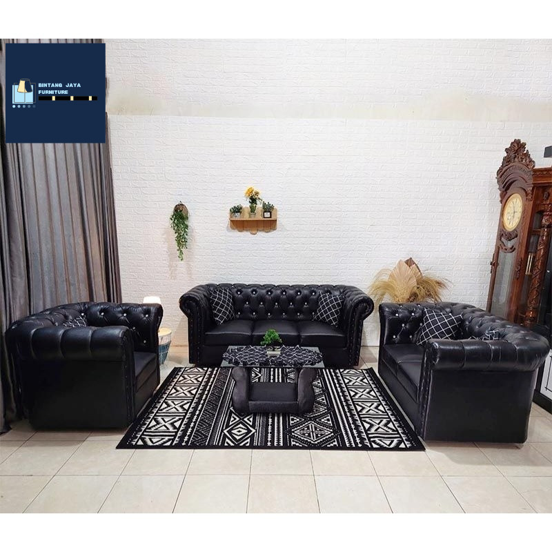 Sofa Jaguar Kancing 321 / Sofa Jaguar Bludru / Sofa Jaguar Jumbo Minimalis Termurah Cirebon