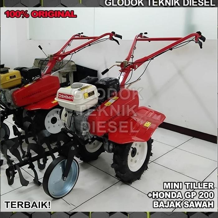 Mesin Traktor Mini Cultivator HONDA OSHIMA ZC100T KB500T / Mesin Bajak Sawah Basah Kering - Tiller C