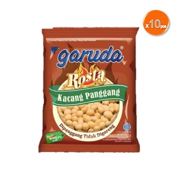 Garuda Rosta Kacang Oven Rasa Wagyu Beef 25 gr x 10
