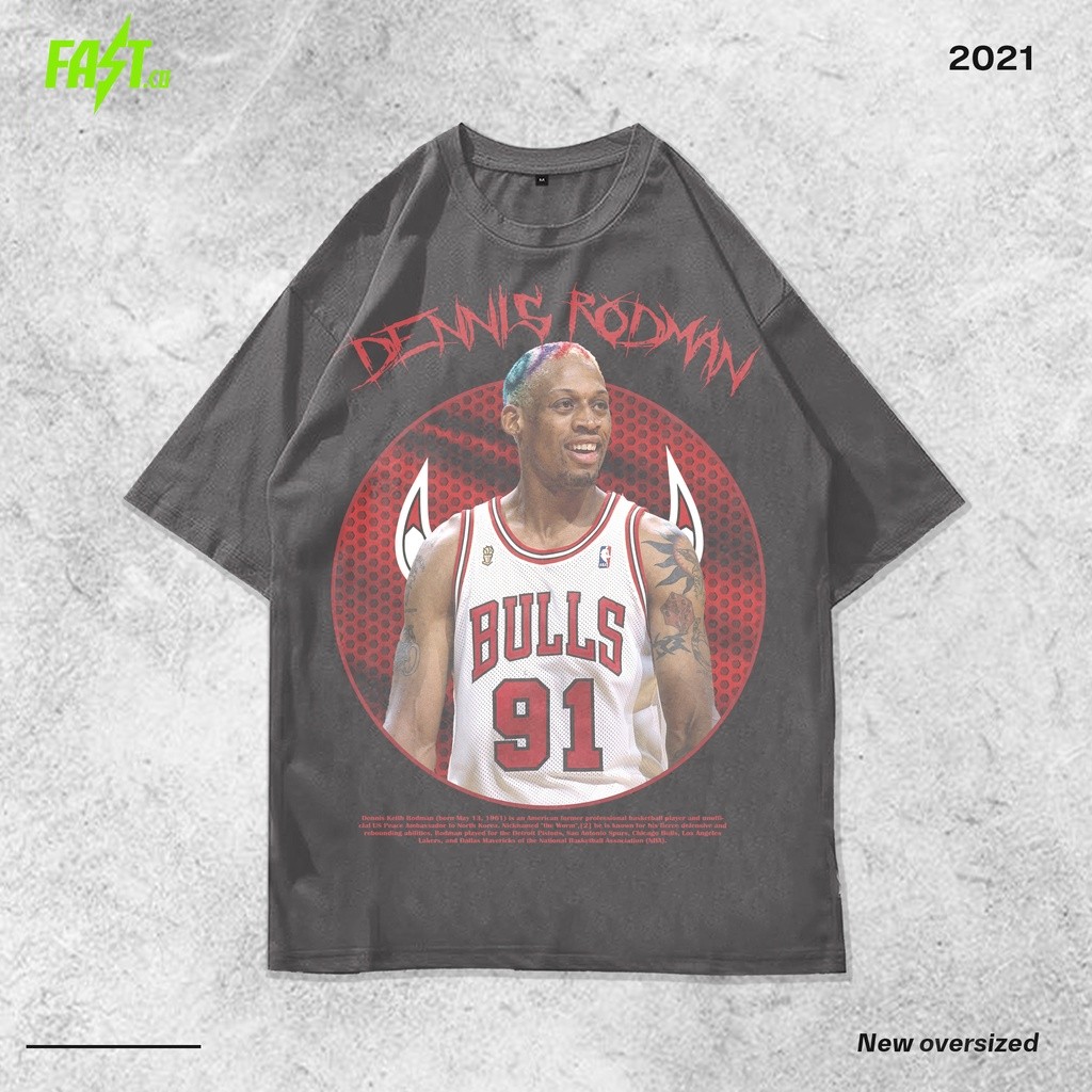 T shirt Dennis Rodman Vintage Oversized