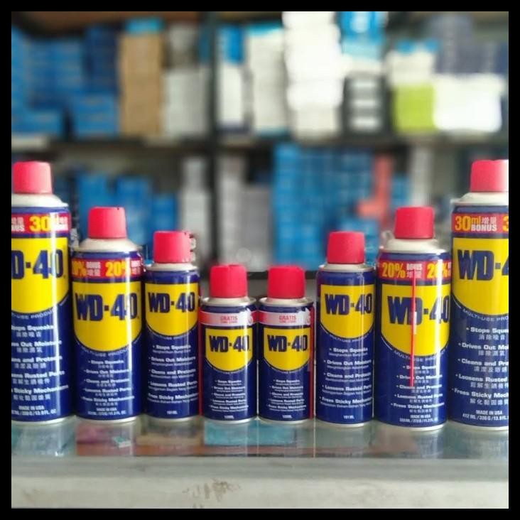 (MURAH) WD40 WD-40 WD 40 Pelumas Anti Karat Penetrating Oil 120ml / 333ml / 412ml