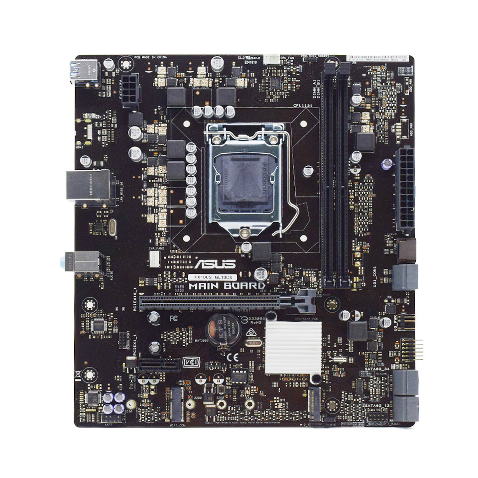 ASUS LGA 1151 Motherboard FX10CS GL10CS Supports for Intel Coer i3 8100 9100 9100F i5 8400 8500 9400