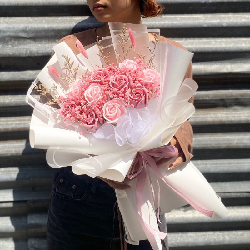 Buket Bunga Sabun 10 Tangkai Murah Aroma Wangi