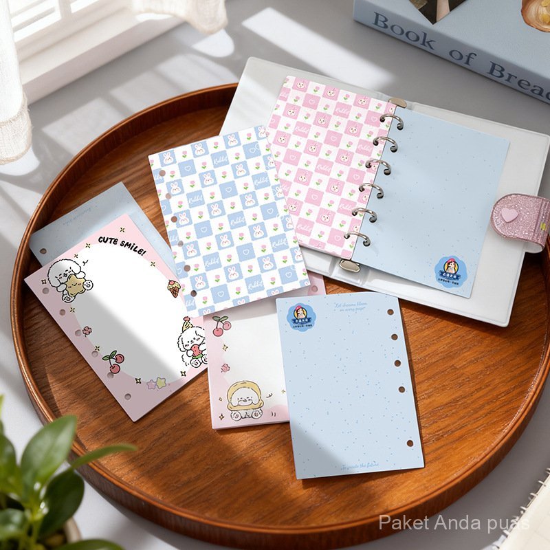 A7Cartoon Inner Page Sticker Book Replacement Notebook Stationery6Loose-leaf Refill Paper