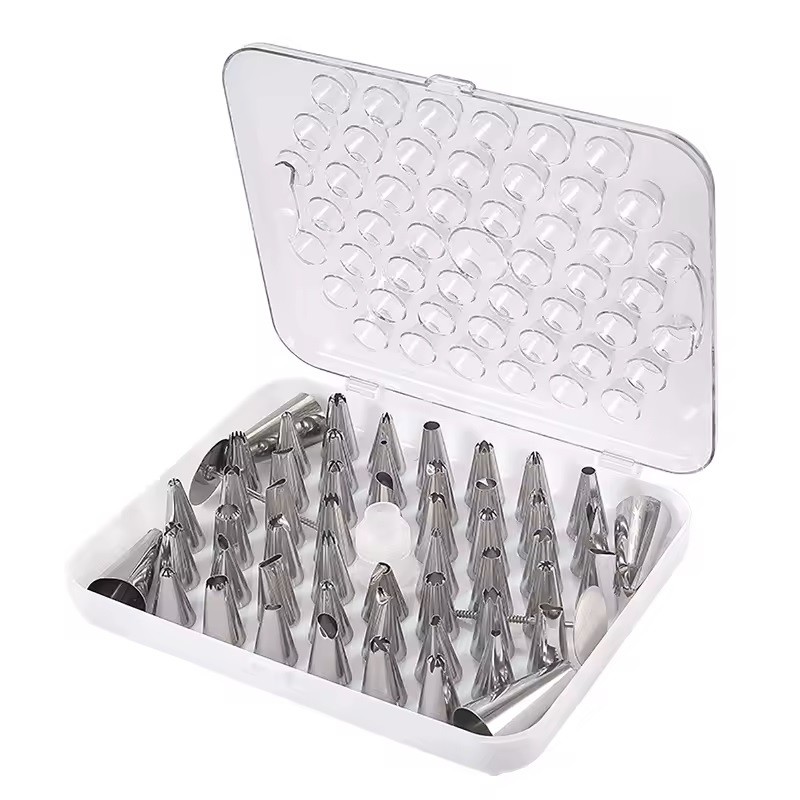 Delova Spuit Kue Kering 52pcs/Set Spuit Kue Semprit Spuit Butter Cream Spuit Import Set