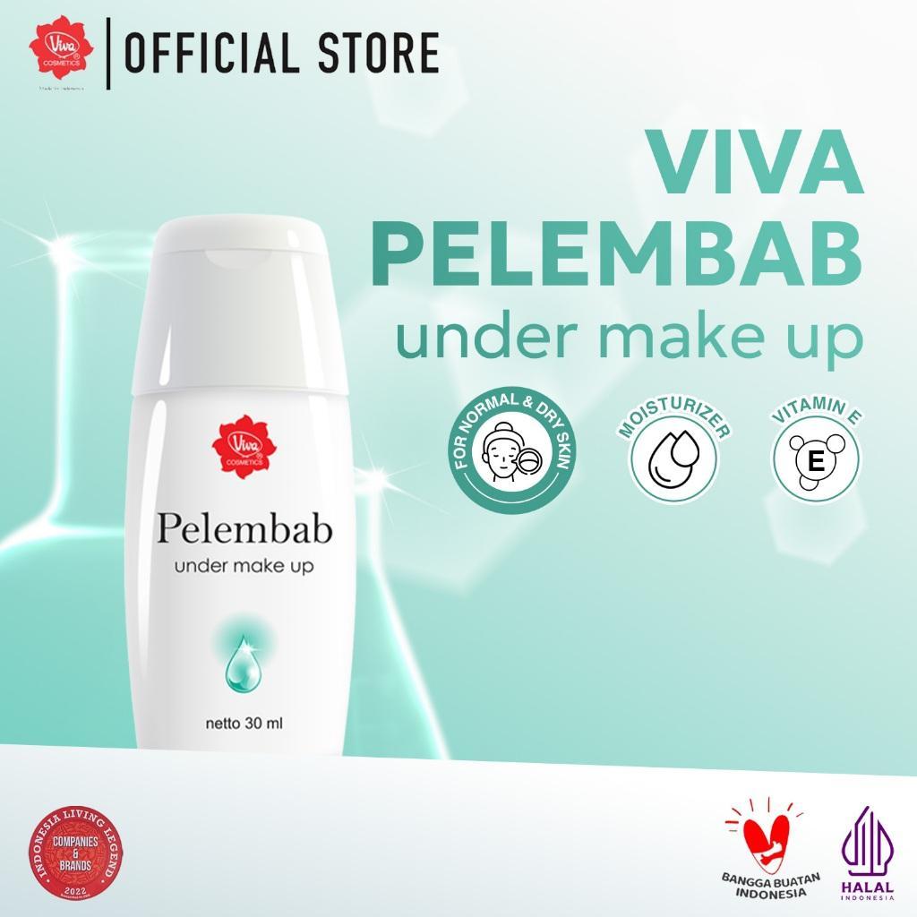 Viva Pelembab with Vit E & Moisturizer Lotion 30 ml untuk Kulit Normal Kering Mengandung Vitamin E s