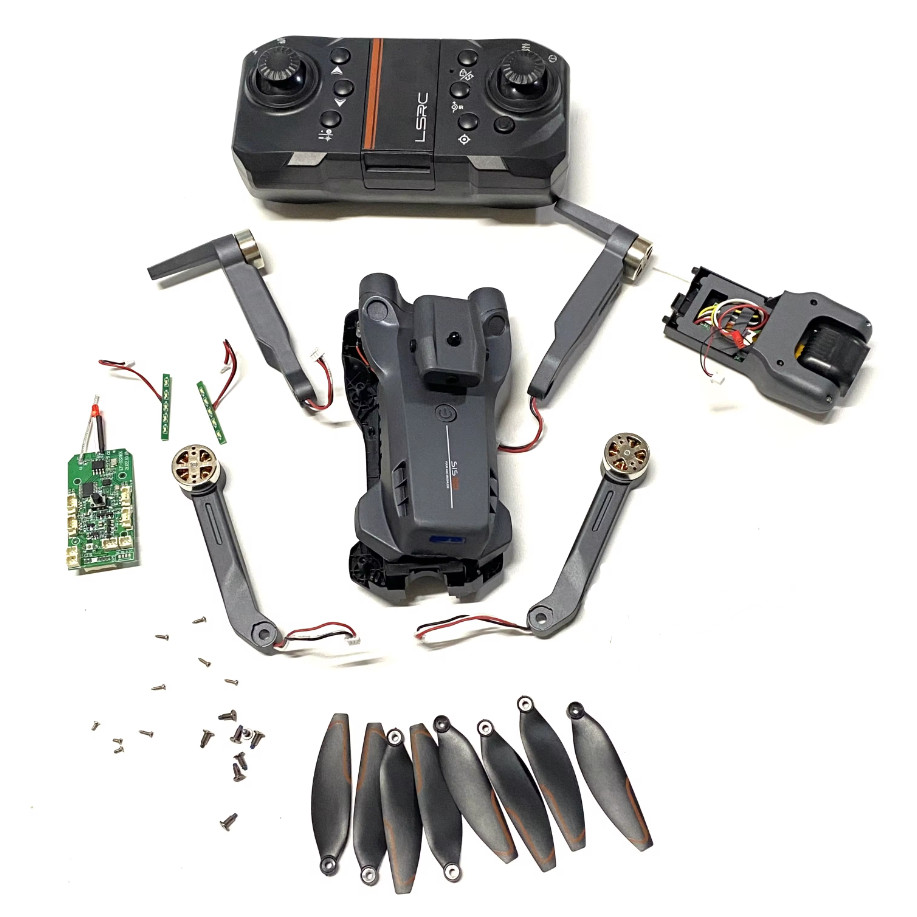 S1S Mini Rc Drone Blades Arm Parts LS-S1S Brushless Foldable Quadcopter Replacement Propeller Whole 
