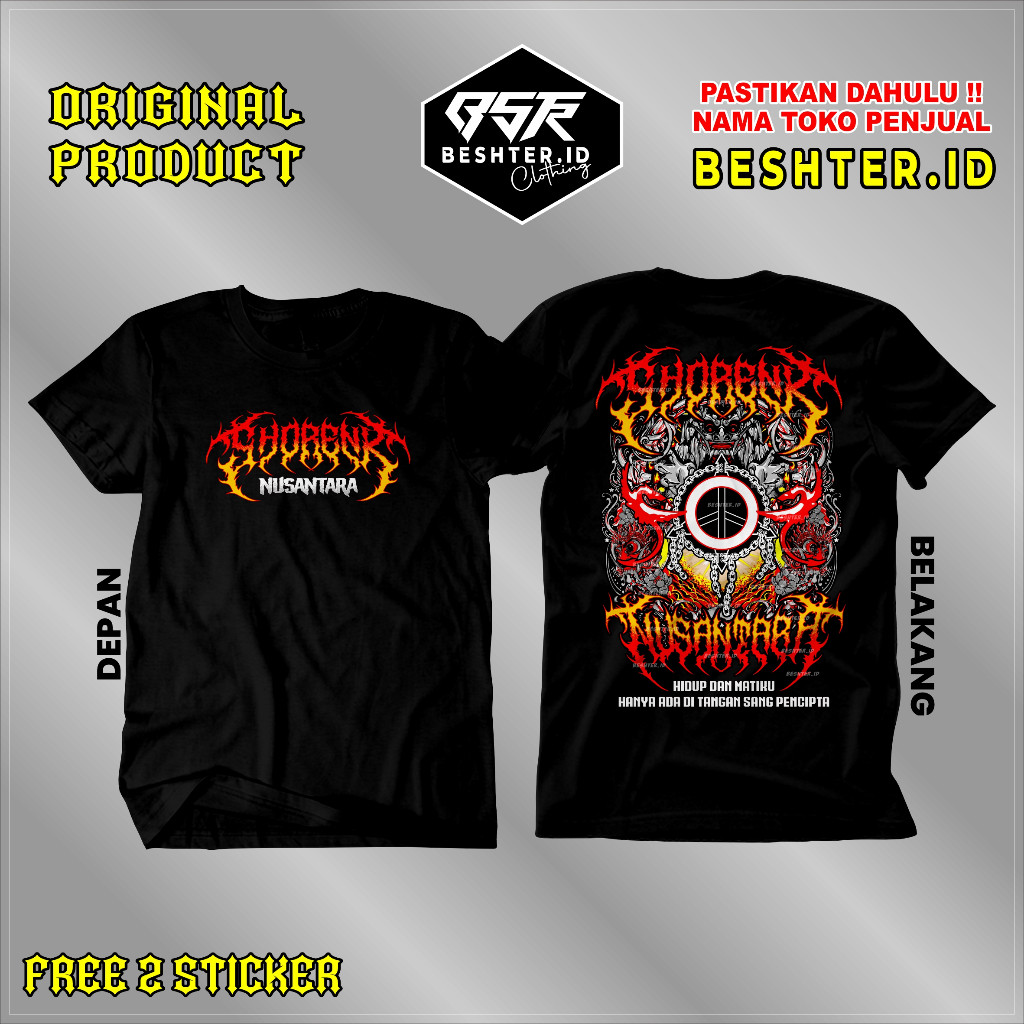Kaos Shorenk Nusantara V1 - Kaos Komunitas Shorenk Desain Terbaru Katun