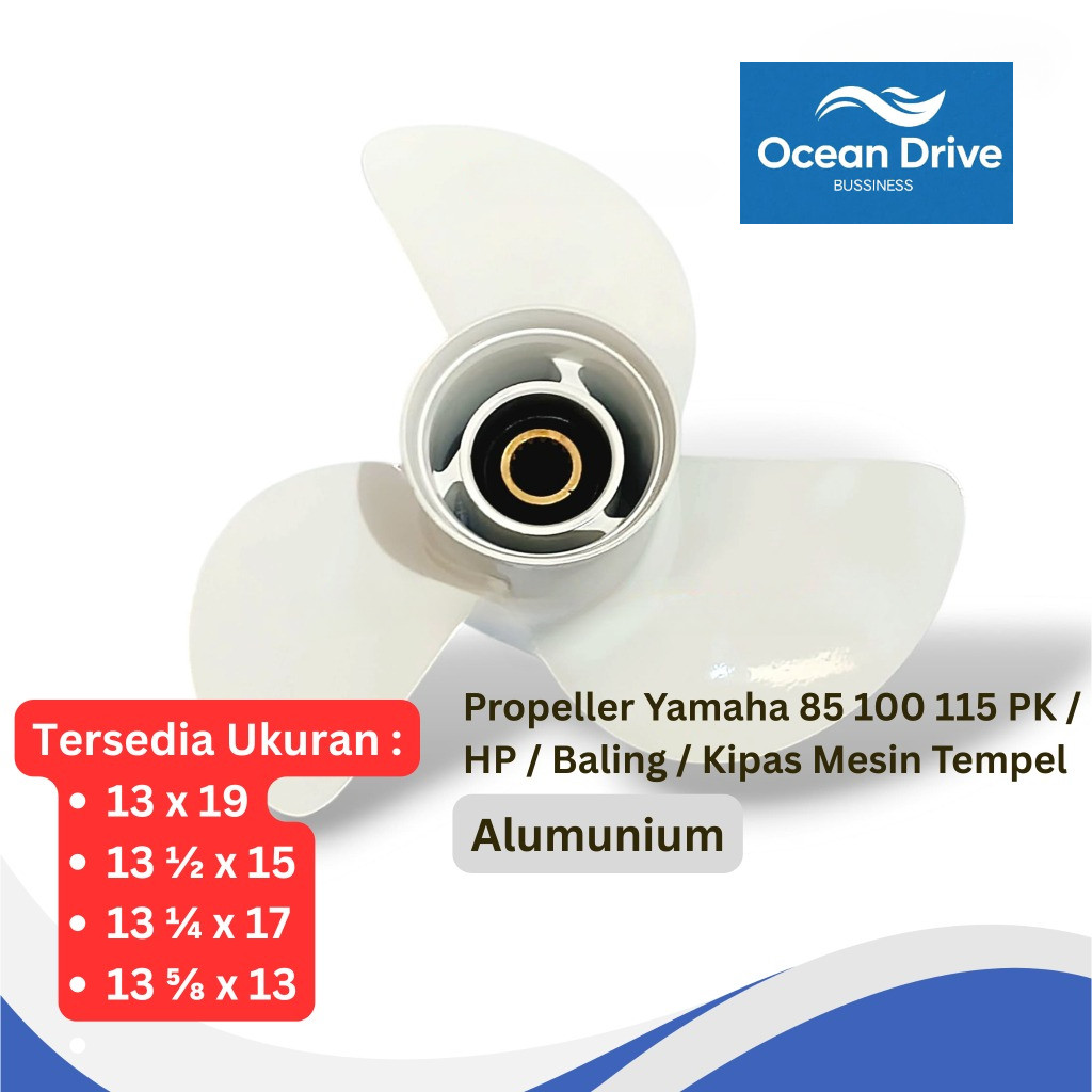 Propeller Yamaha 85 100 115 PK / HP / Baling / Kipas Mesin Tempel