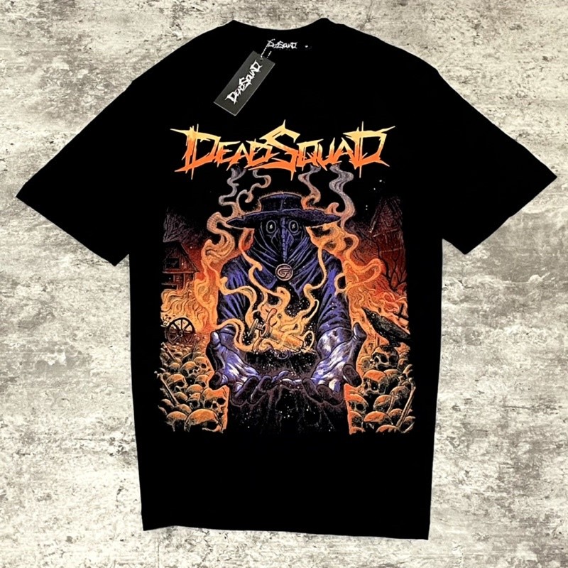 HOT [COD] Gozeal X Deadsquad - Poison Tshirt - Black | Baju Band Original /