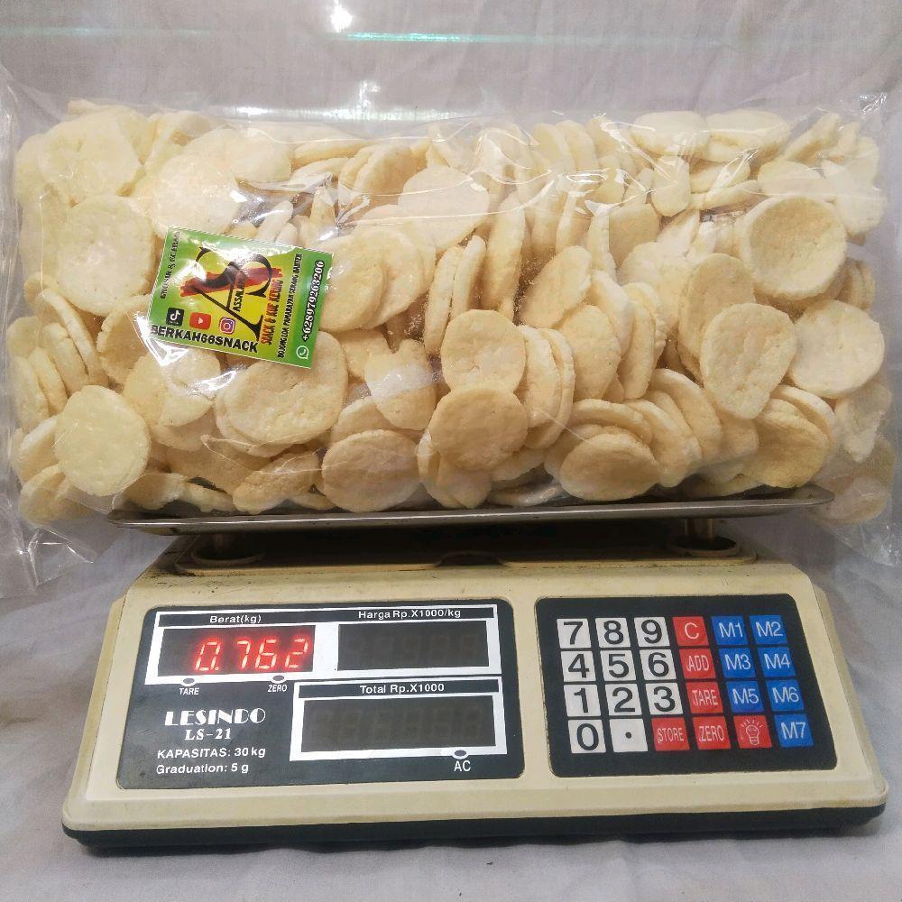 Cemilan Kerupuk Ikan Tenggiri Kemasan 1 Bal - Kerupuk Renyah Khas Palembang Makanan ringan