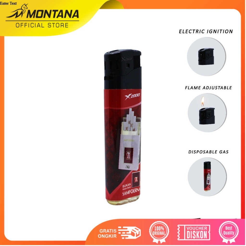 M2000 Korek Api M2000 DISPOSABLE/ NON DISPO / Api Besar XL-322-K