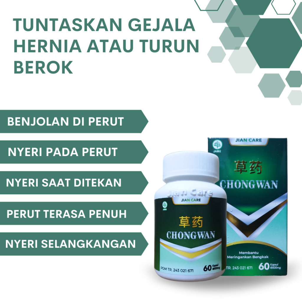 100% ASLI Chongwan By Jiancare | Obat Herbal Bantu Atasi Hernia / Turun Berok - Varikokel - Testis B